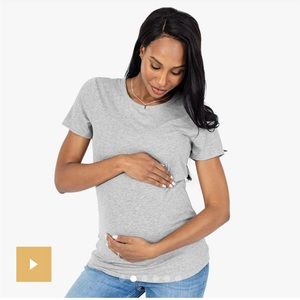 Kindred Bravely Ribbed Maternity Tshirt